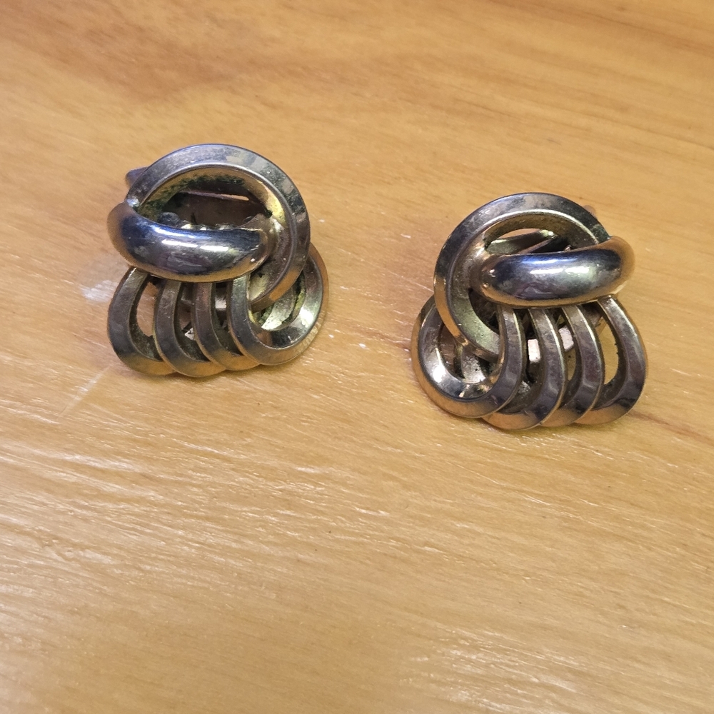 Vintage clip on earrings